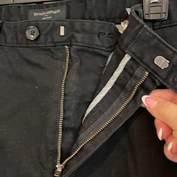 EUC BANANA REPUBLIC AIDEN PANT CHINO/KHAKI BLACK SIZE 38 X 32 - Picture 6 of 10